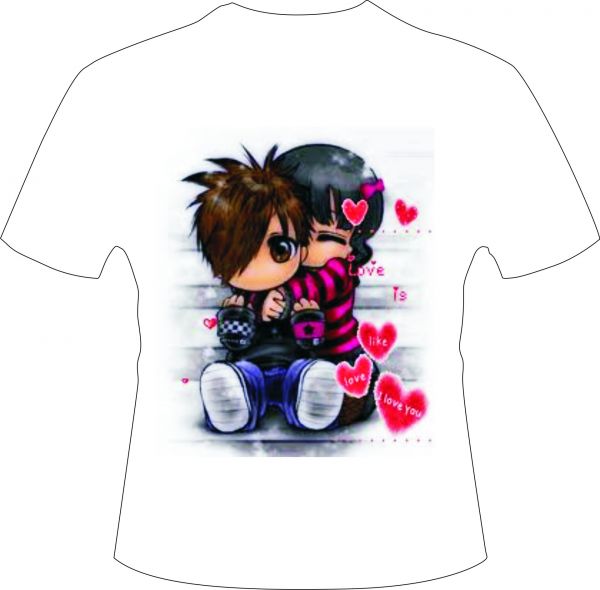 Camiseta romantica